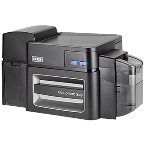 HID FARGO DTC1500 ID Card Printer & Encoder, Cost-Effective, Versatile, Secure Card Printing -DTC1500