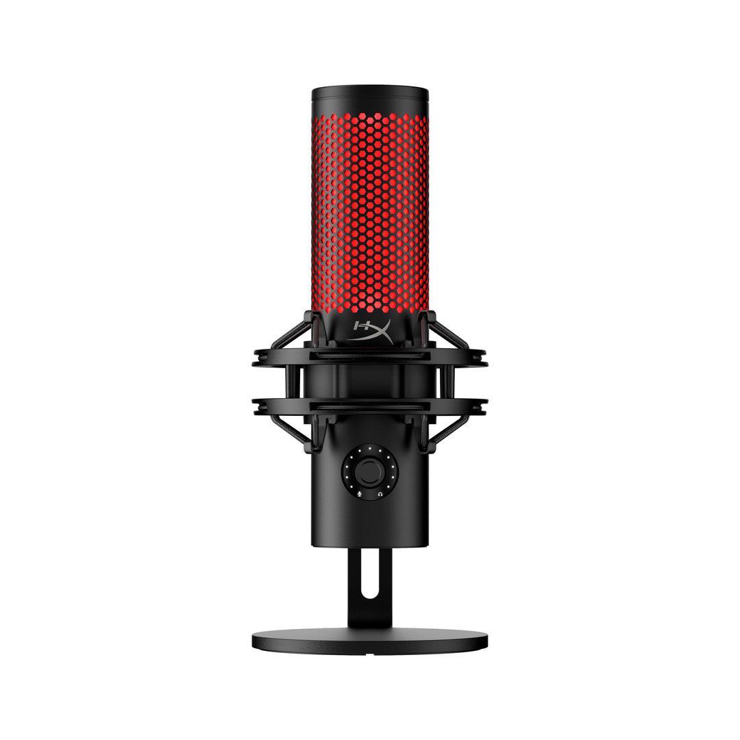 HyperX QuadCast 2 - USB Microphone - Hi-Res StIntuitive On-Board Controlsudio-Quality Recording - Tap-to-Mute Sensor - Mic Status LED indicator - 872V1AA