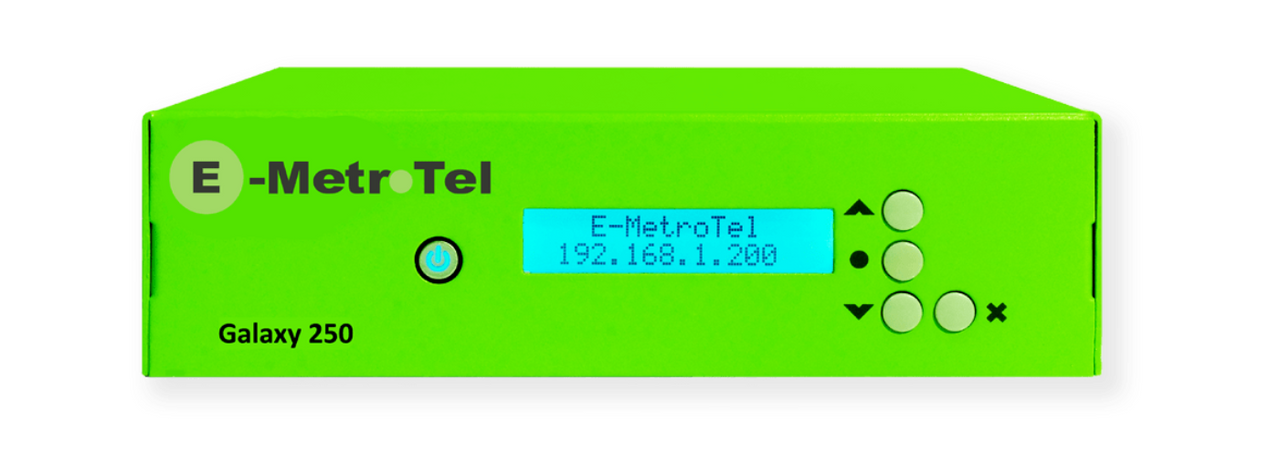 E-MetroTel Galaxy 250, It Provides Complete On-Premise Communications For Up To 200 Users