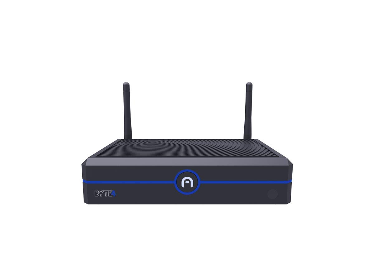 Quantum Byte4 Essential Mini Pc W/Active Cooling Technology Integration-Intel Celeron N4020 2 Ghz - 4 Gb Ram Ddr4 - 64 Gb Flash Memory Capacity - Mini Pc - Black - Windows 11 Pro - X4 Usb Ports - X2 Hdmi- Intel Uhd Graphics, Ieee 802.11Ac - BA15AN