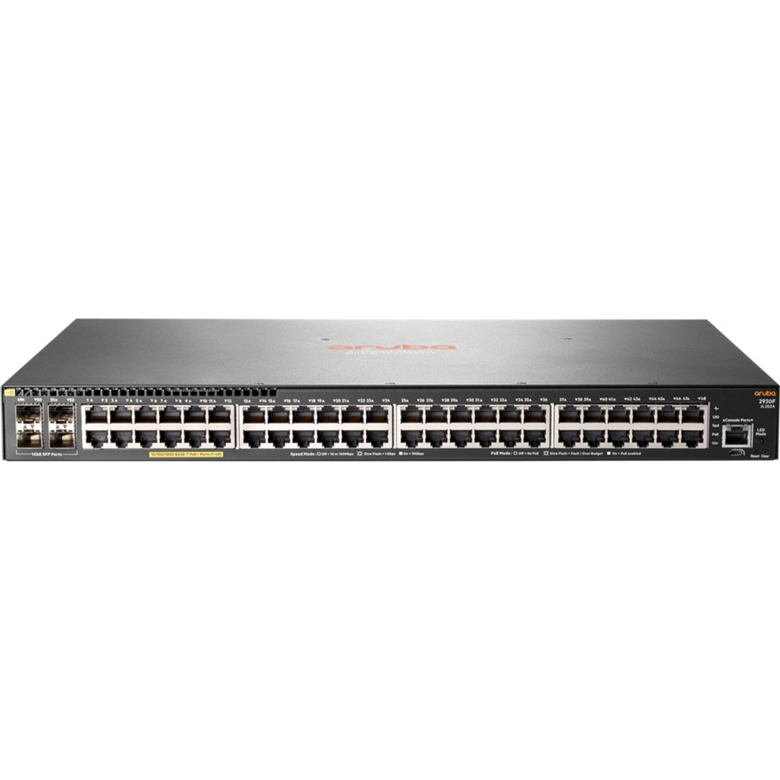 HPE 2930F 48G PoE+ 4SFP Switch - JL262A#AC4