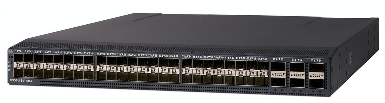 Cisco UCS 6400 Ethernet Switch - 1 Ports - Manageable - Gigabit Ethernet, 10 Gigabit Ethernet, 25 Gigabit Ethernet, 40 Gigabit Ethernet, 100 Gigabit Ethernet - 1000Base-X, 10GBase-X, 25GBase-X, 40GBase-X, 100GBase-X, 10/100/1000Base-T