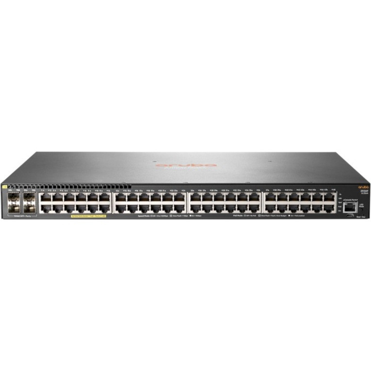 HPE Aruba 2930F 48G PoE+ 4SFP+ Switch - JL256A#B2C