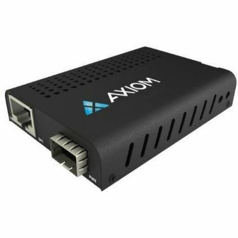 Axiom TAA Mini 1Gbs RJ45 to SFP Fiber Media Converter - Open SFP Port - AXG99279