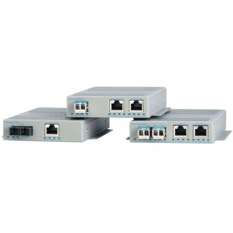 Omnitron OmniConverter GHPoEBT/S Transceiver/Media Converter - 2 x Network (RJ-45) - 2 x 60W PoE (RJ-45) Ports - Gigabit Ethernet - 10/100/1000Base-T, 100/1000Base-X - 1 x Expansion Slots - SFP (mini-GBIC) - 1 x SFP Slots - 9519B-1-21Z