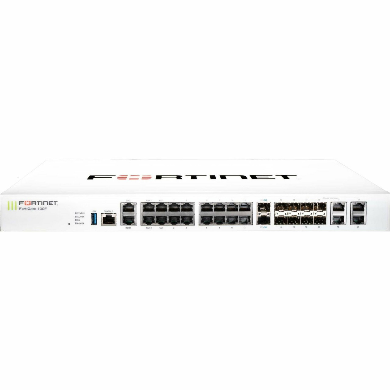 Fortinet FortiGate FG-100F Network Security/Firewall Appliance - FG-100F-BDL-809-12