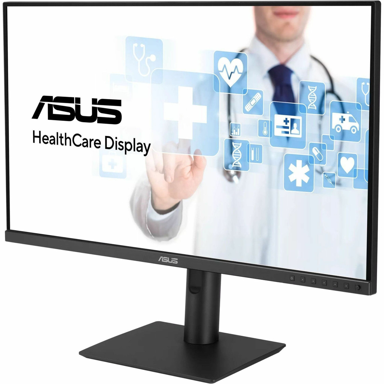 Asus HA2741A 27" Class WQHD LCD Monitor - 16:9 - Black - 27" Viewable - In-plane Switching (IPS) Technology - 2560 x 1440 - 16.7 Million Colors - 350 Nit - 5 ms - HDMI - DisplayPort - USB Hub- HA2741A