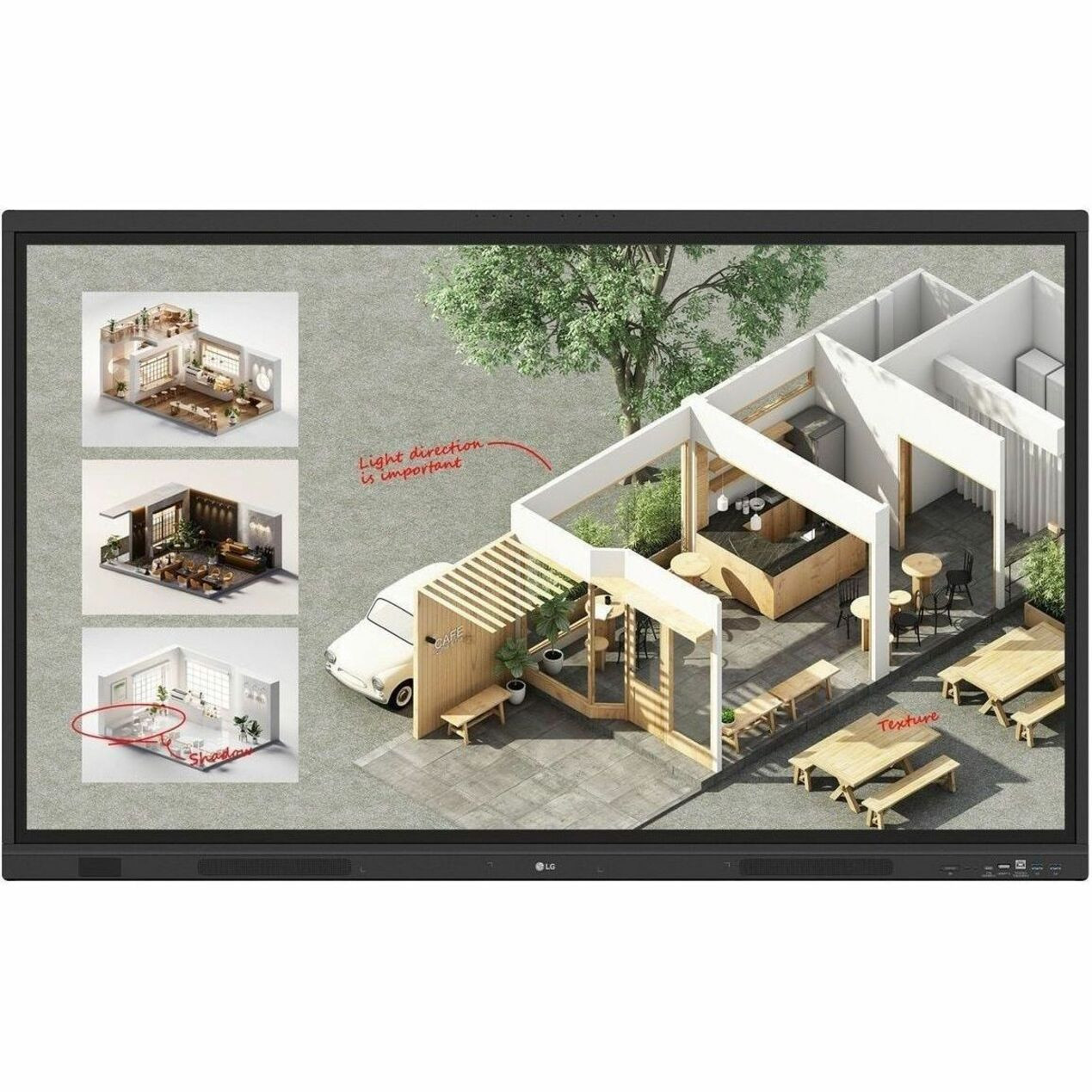 LG CreateBoard 55TR3DQ-B Collaboration Display - 55TR3DQ-B
