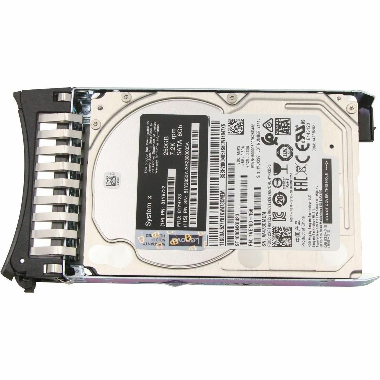 Lenovo 250 GB Hard Drive - 2.5" Internal - SATA (SATA/600) - 81Y9723-RF