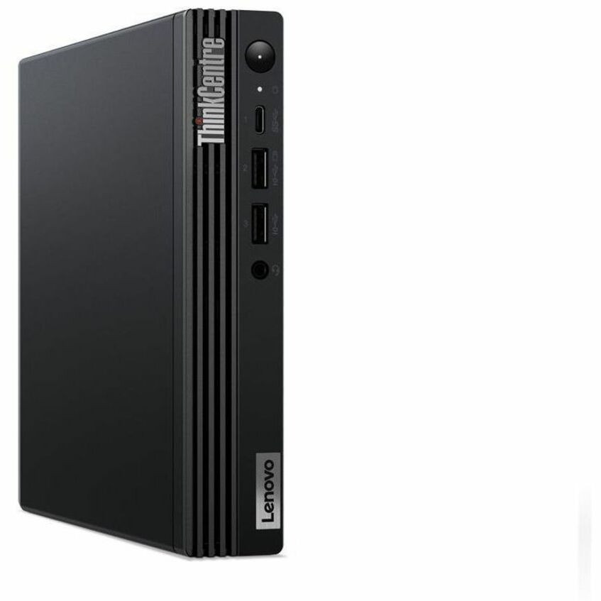 Lenovo ThinkCentre M70q Gen 3 11T4SG3K00 Desktop Computer - Intel Core i5 12th Gen i5-12500T - 8 GB - 256 GB SSD - Tiny - Black - 11T4SG3K00
