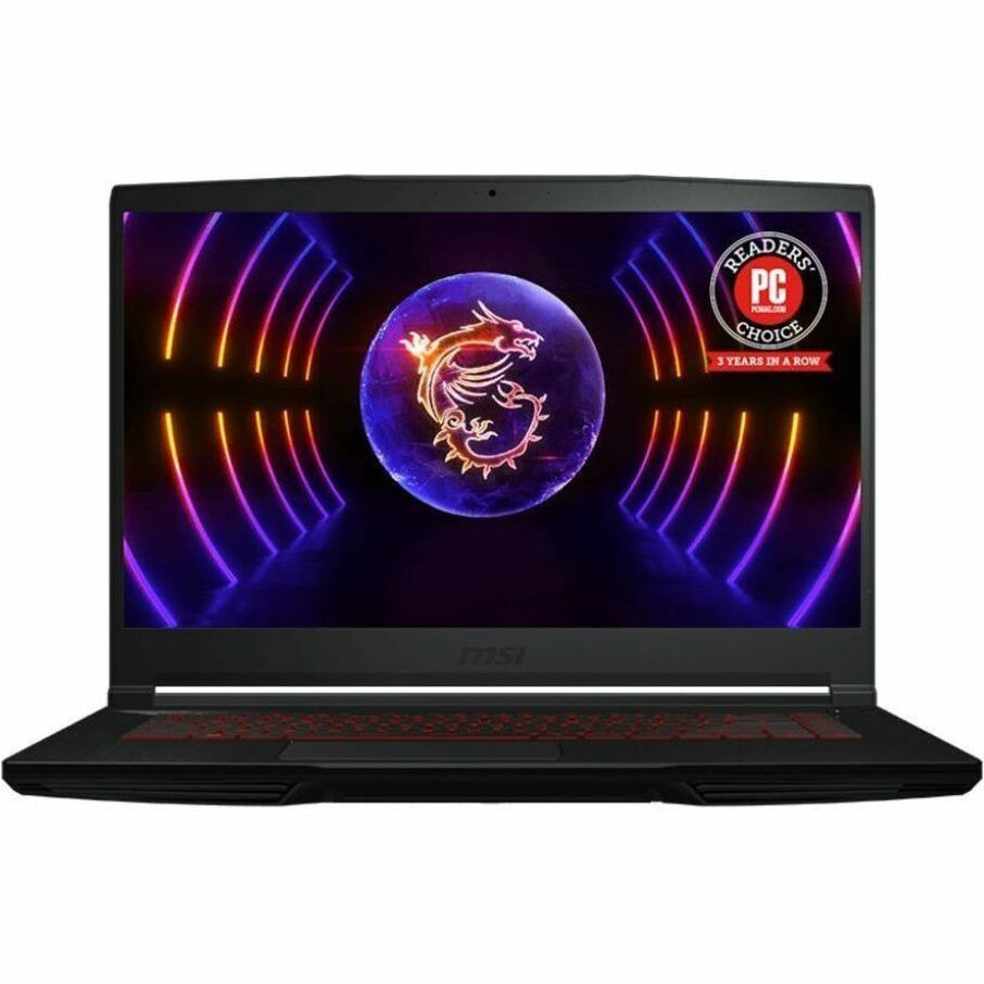 MSI Thin GF63 12U THIN GF63 12UCX-814US 15.6" Gaming Notebook - Full HD - Intel Core i5 12th Gen i5-12450H - 8 GB - 512 GB SSD - Black - THINGF6312814