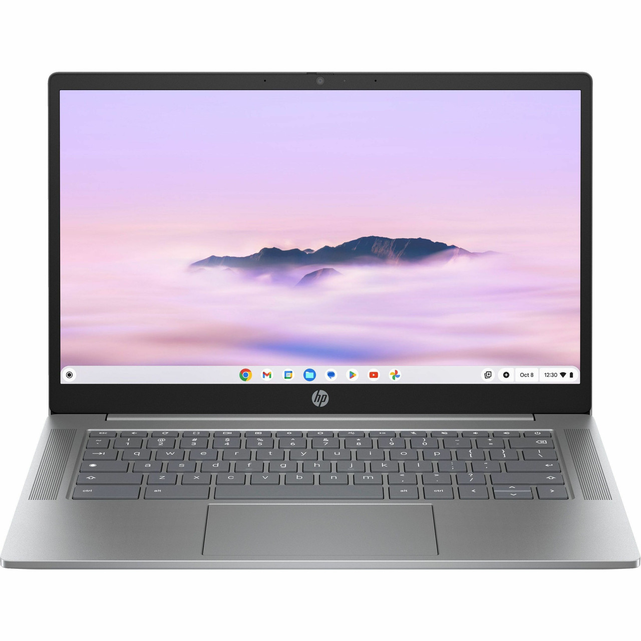 HP 14a-nf0000 14a-nf0050nr 14" Chromebook - Full HD - Intel Core i3 i3-N305 - 8 GB - 128 GB Flash Memory - Meteor Silver, Mineral Silver - Intel Chip - 1920 x 1080 - ChromeOS - Intel UHD Graphics - In-plane Switching (IPS) Technology - 9P9X2UA#ABA