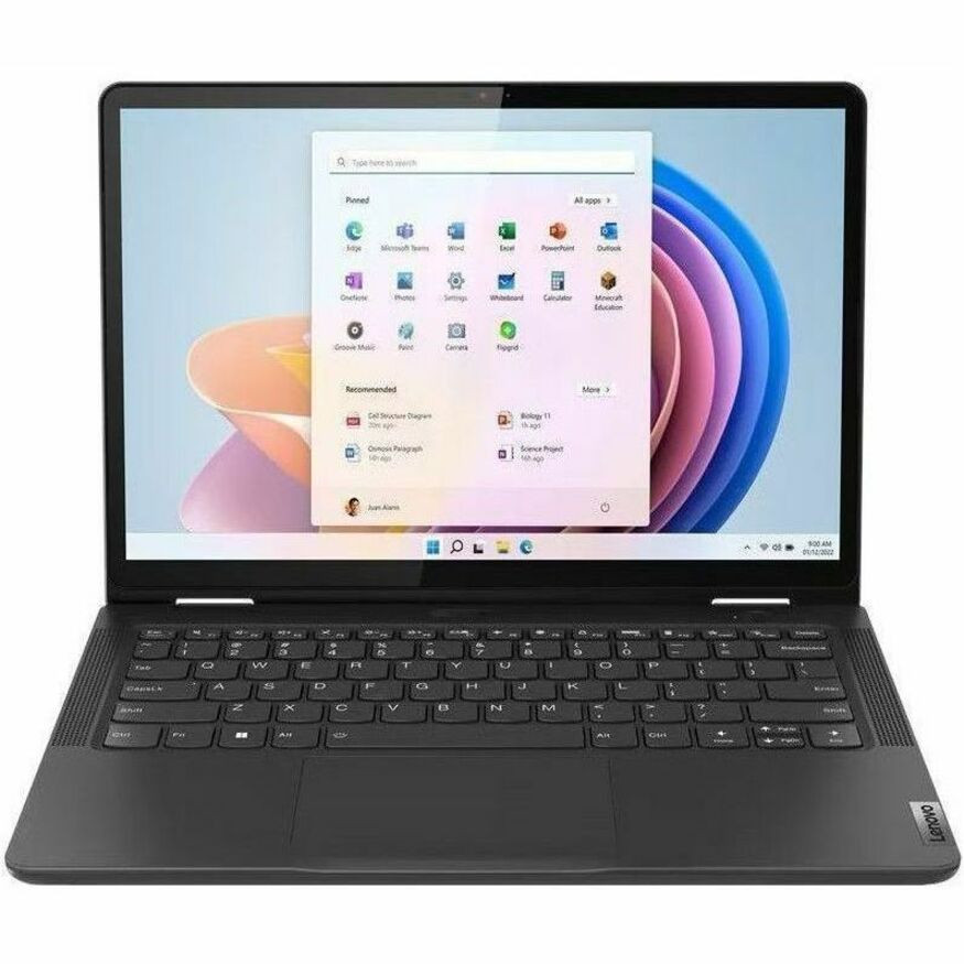 Lenovo 13w Yoga Gen 2 82YSS0JE00 13.3" Touchscreen Convertible 2 in 1 Notebook - WUXGA - AMD Ryzen 5 7530U - 8 GB - 256 GB SSD - English (US) Keyboard - Black - 82YSS0JE00