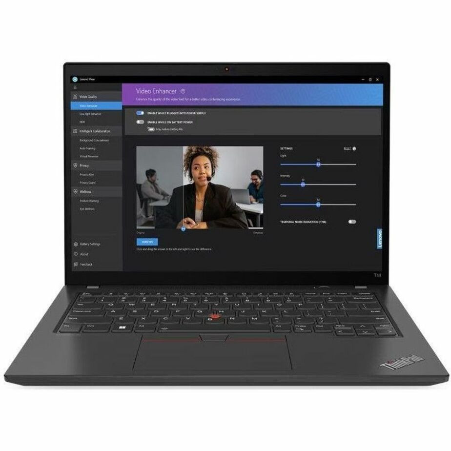 Lenovo ThinkPad T14 Gen 4 21HESD2E00 14" Touchscreen Notebook - WUXGA - Intel Core i7 13th Gen i7-1355U - 16 GB - 512 GB SSD - English (US) Keyboard - Black - 21HESD2E00