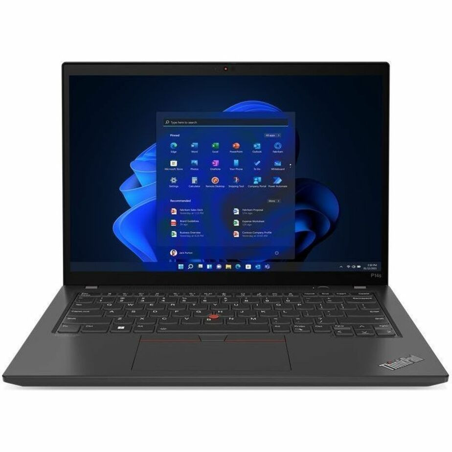 Lenovo ThinkPad P14s Gen 4 21HGS55C00 14" Mobile Workstation - WUXGA - Intel Core i7 13th Gen i7-1370P - vPro Technology - 32 GB - 1 TB SSD - English (US) Keyboard - Black - 21HGS55C00