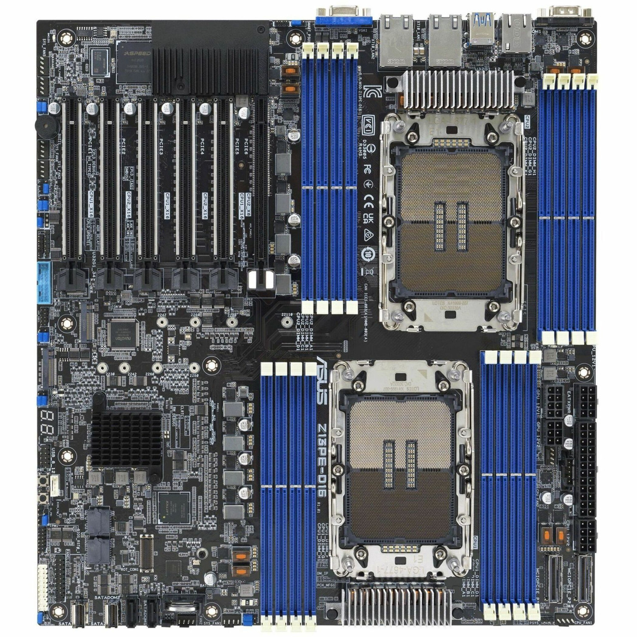 Asus Z13PE-D16 Server Motherboard - Intel C741 Chipset - Socket LGA-4677 - Extended ATX - Z13PE-D16