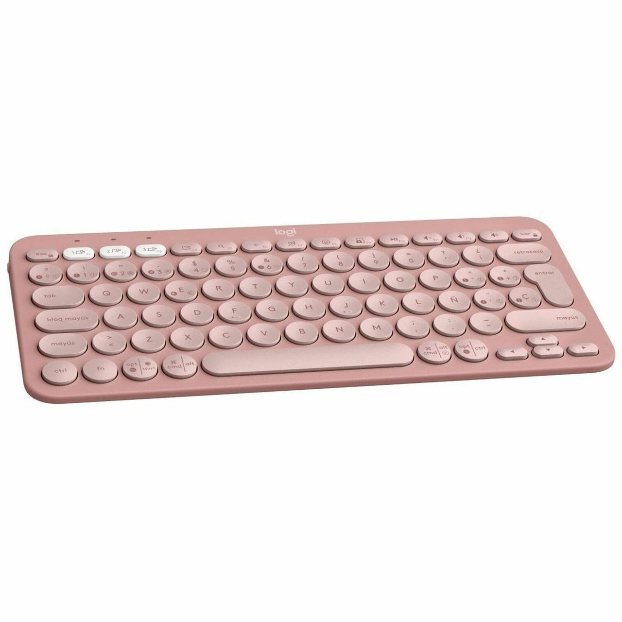 Logitech Pebble Keys 2 K380s Keyboard - Wireless Connectivity - Bluetooth - 32.81 ft - USB Interface Desktop, Search, Back, Emoji, Screen Snipping, Dictation, Multimedia Hot Key(s) - Windows 10, Windows 11 - 920-011785
