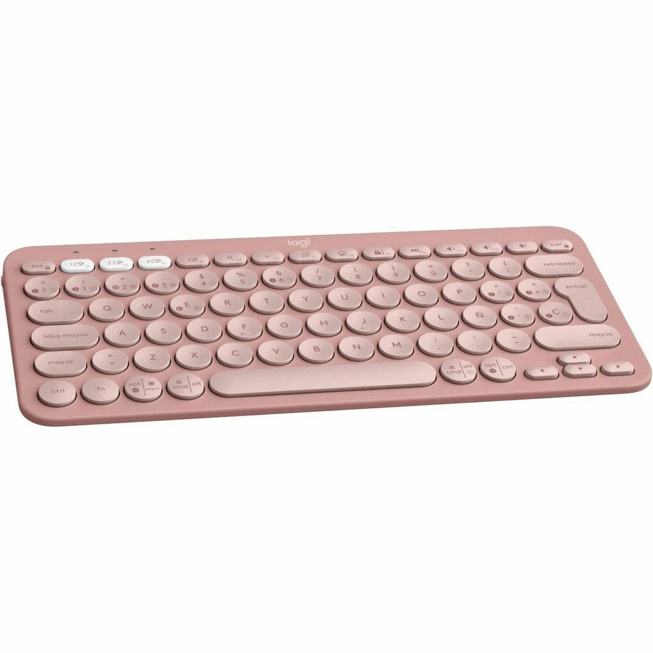 Logitech Pebble Keys 2 K380s Keyboard - Wireless Connectivity - Bluetooth - 32.81 ft - USB Interface Desktop, Search, Back, Emoji, Screen Snipping, Dictation Hot Key(s) - Windows 10, Windows 11 - 920-011783