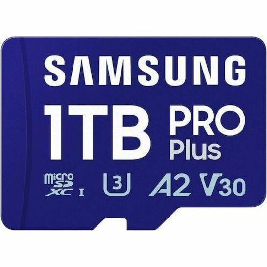 Samsung PRO Plus 1 TB Class 10/UHS-I (U3) V30 microSDXC - 1 Pack - MB-MD1T0SA/AM