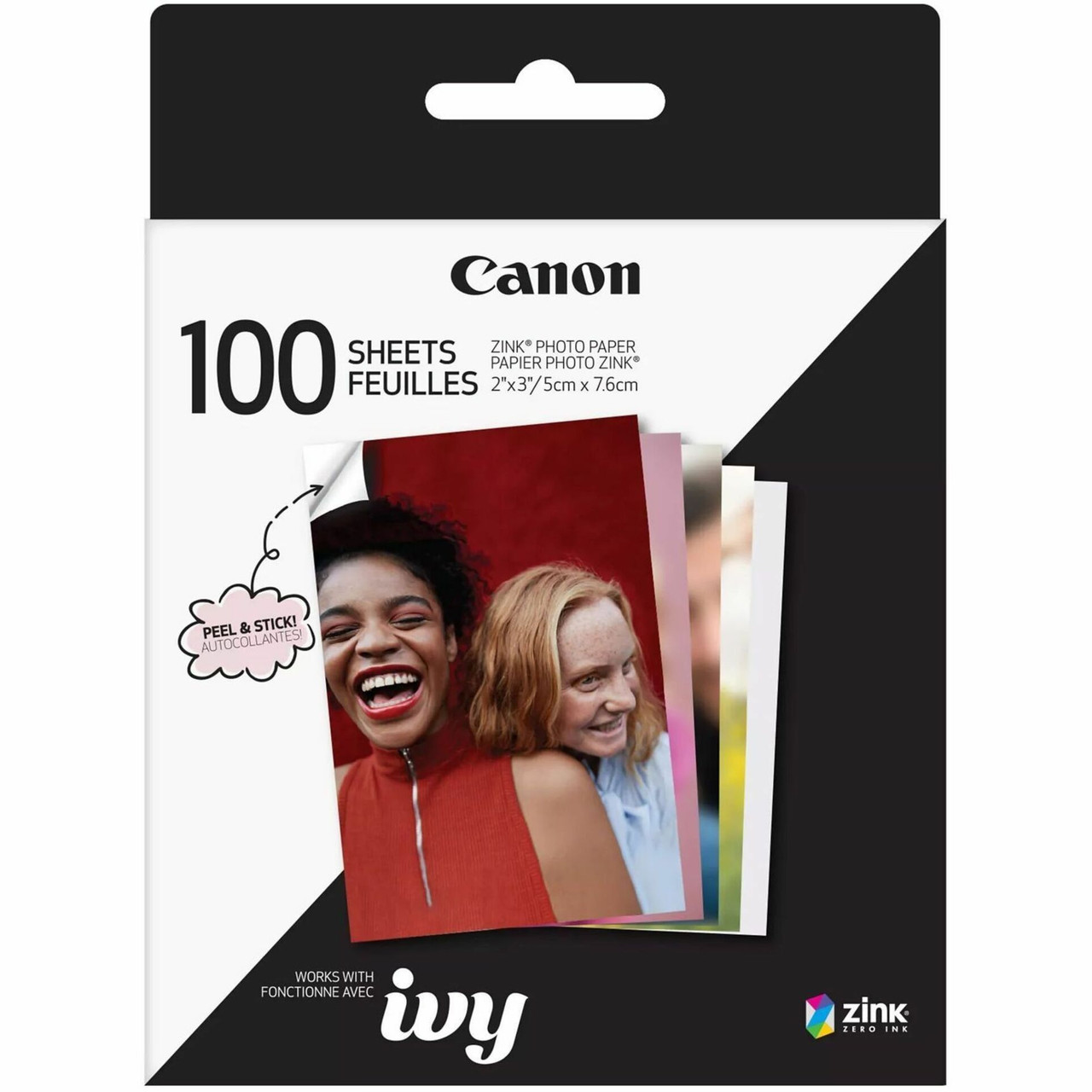 Canon ZINK Photo Paper Pack (100 Sheets) - 6135C001 Canon ZINK Photo Paper Pack (100 Sheets) - 6135C001