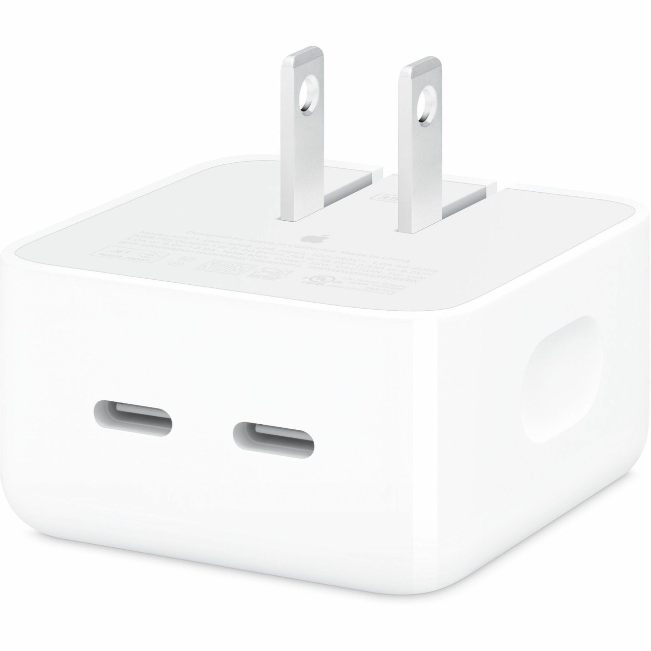 Apple 35W Dual USB-C Port Compact Power Adapter - MW2H3AM/A