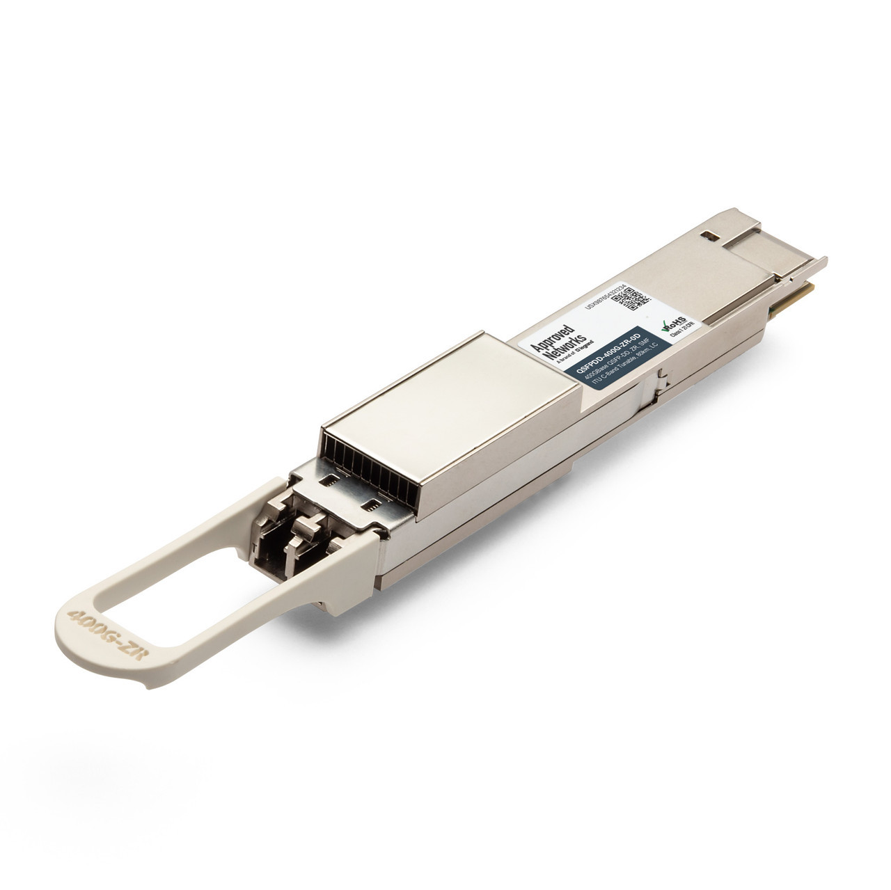 Approved Networks 400GBASE-ZR 0dBm Coherent QSFP-DD SMF C-Band Tunable 120km DDM Transceiver - QSFPDD-400G-ZR-0D Approved Networks 400GBASE-ZR 0dBm Coherent QSFP-DD SMF C-Band Tunable 120km DDM Transceiver - QSFPDD-400G-ZR-0D