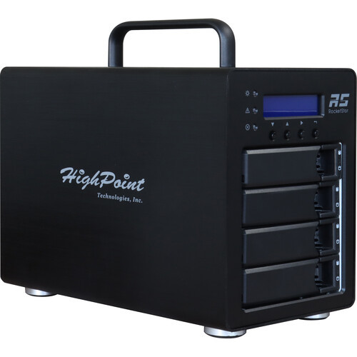 HighPoint Thunderbolt 3 4-Bay SAS/SATA RAID Storage Enclosure - RS6614V