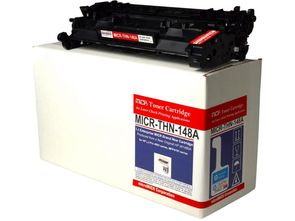 Micromicr Toner Hp W1480A For Use In Hp Pro 4001 4101 Series Estimated Yield 2900 Page - MICR-THN-148A