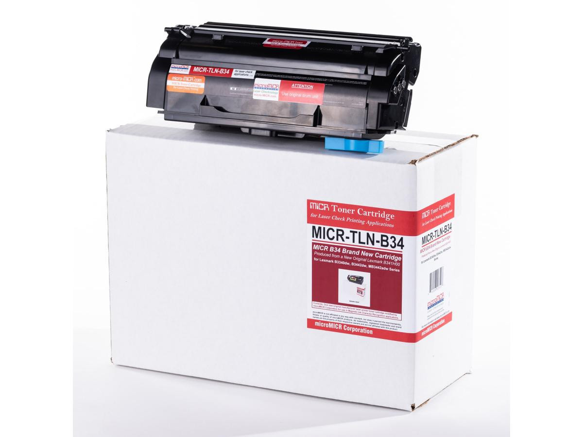 Micromicr Lexmark B341H00 Toner Cartridge For Use In Lexmark B3340Dw B3442Dw Mb3442Adw Estimated Yield 3, 000 Pages At 5% Coverage. - MICR-TLN-B34