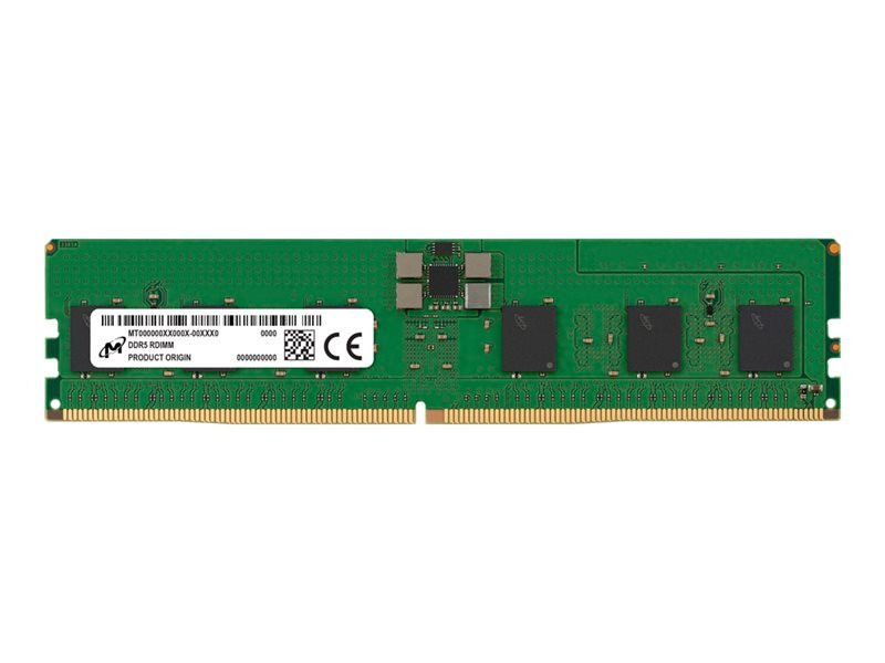 Micron Ddr5 Rdimm 16Gb 1Rx8 4800 Cl40 (16Gbit) (Tray) - MTC10F1084S1RC48BA1T