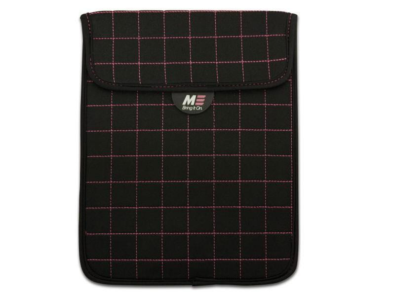 Mobile Edge Neogrid Sleeve For Ipad And 10In Tablets -  Black W/Pink Stitching,Neoprene - MESST110X Mobile Edge Neogrid Sleeve For Ipad And 10In Tablets -  Black W/Pink Stitching,Neoprene - MESST110X