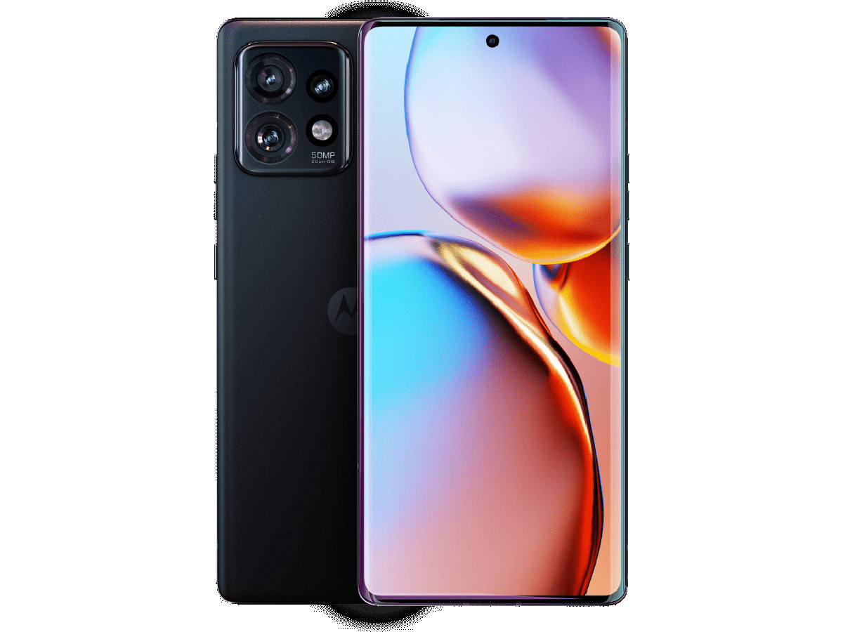 Motorola Edge+ 5G Smartphone - Dual-Sim - Ram 8 Gb / Internal Memory 512 Gb - Poled Display - 6.7" - 2400 X 1080 Pixels (165 Hz) - 3X Rear Cameras 50 Mp, 50 Mp, 12 Mp - Front Camera 60 Mp - Interstellar Black - PAWJ0002US
