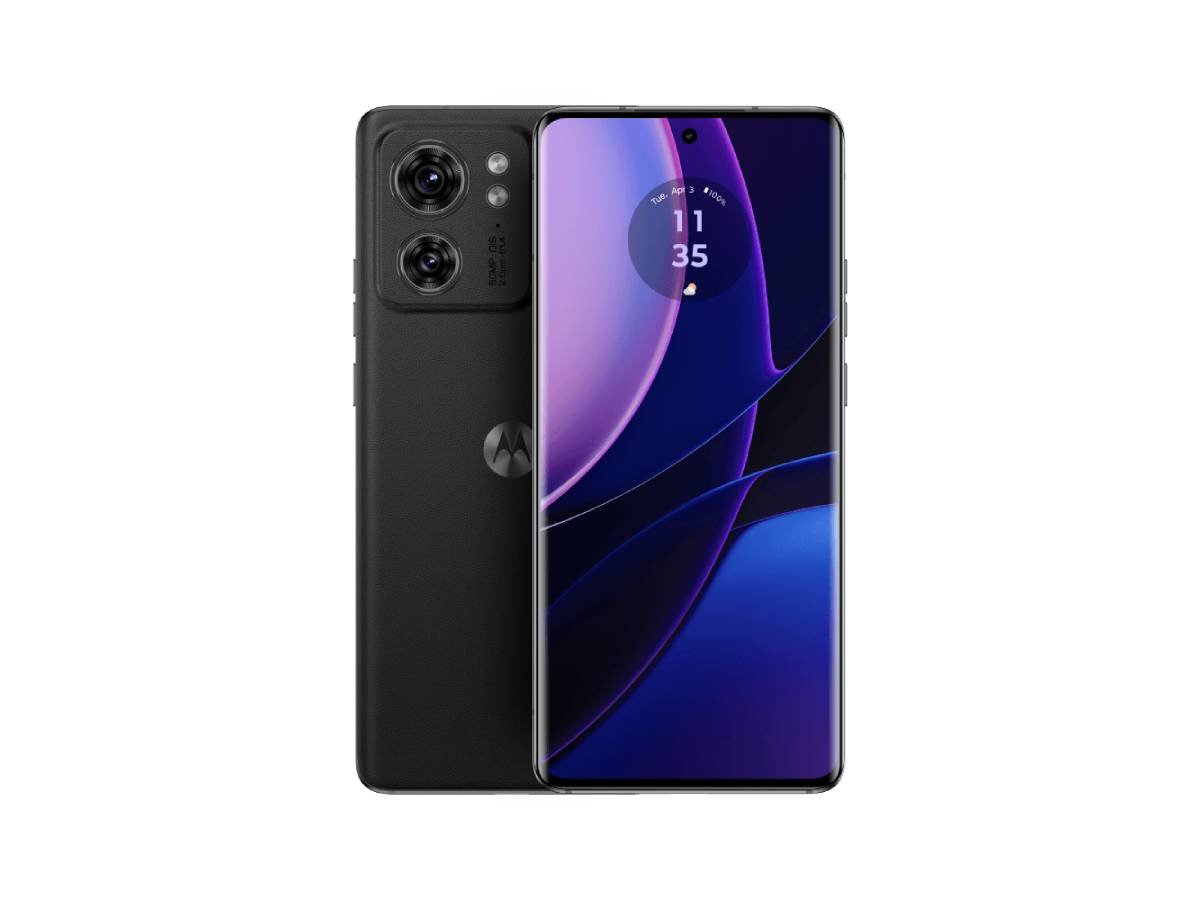 Motorola Edge - 5G Smartphone - Dual-Sim - Ram 8 Gb / Internal Memory 256 Gb - Poled Display - 6.6" - 2400 X 1080 Pixels (144 Hz) - 2X Rear Cameras 50 Mp, 13 Mp - Front Camera 32 Mp - Eclipse Black - PAY60004US