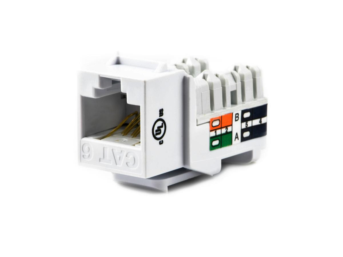 Weltron Cat6 Keystone 110 Type Punch Down Jack Are Designed To Meet And Exceed Industry Standard Tia/Eia 568A-5 Requirements. Weltrons Jacks Are Available In 9 Colors And Are Designed To Work With Weltrons Faceplates K - 44-678C6-WH Weltron Cat6 Keystone 110 Type Punch Down Jack Are Designed To Meet And Exceed Industry Standard Tia/Eia 568A-5 Requirements. Weltrons Jacks Are Available In 9 Colors And Are Designed To Work With Weltrons Faceplates K - 44-678C6-WH