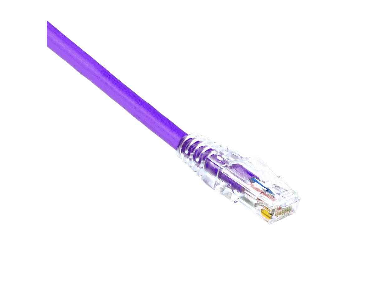 Weltron 7Ft Cat6A Purple Rj45 Booted Network Patch Cable - 7 Ft Rj45 M/M Category 6A Ethernet Patch Cord - Rj-45 Male Patch Cbl - 7 Foot Cat6A Booted Patch Cable - 7 Feet Rj45 Utp Patch Cable - Rj-45(M) - Rj-45(M) Cat6A - 90-C6AB-7PL