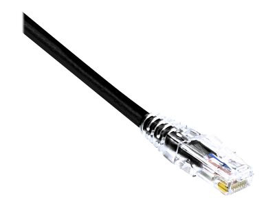 Weltron Cat6 Plenum Patch Cord Black 25 Foot - 90-C6PB-BK-025