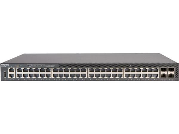 Ruckus Icx 8200 Switch, 48 10/100/1000 Mbps Sfp Ports, 4 25 Gbe Sfp28 Stacking/Uplink-Ports, Three-Year Remote Tac Support. Power Cord Not Included. Taa - Icx8200-48F