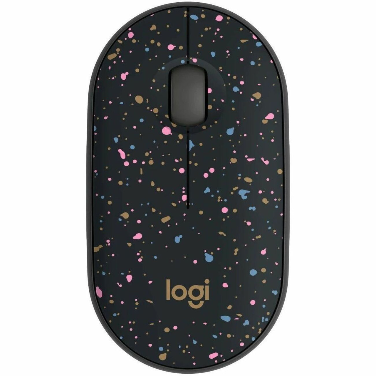 Logitech M340 Wireless Mouse with Limited Edition Prints, USB Receiver and Silent Clicks, Portable Wireless Mouse for Laptop, PC, Windows, Chrome, Surface, Speckles - 910-007281