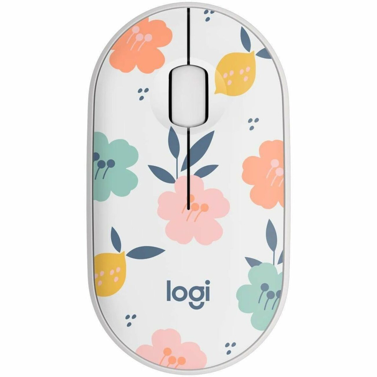 Logitech M340 Wireless Mouse with Limited Edition Prints, USB Receiver and Silent Clicks, Portable Wireless Mouse for Laptop, PC, Windows, Chrome, Surface, Floral Bouquet - 910-007280