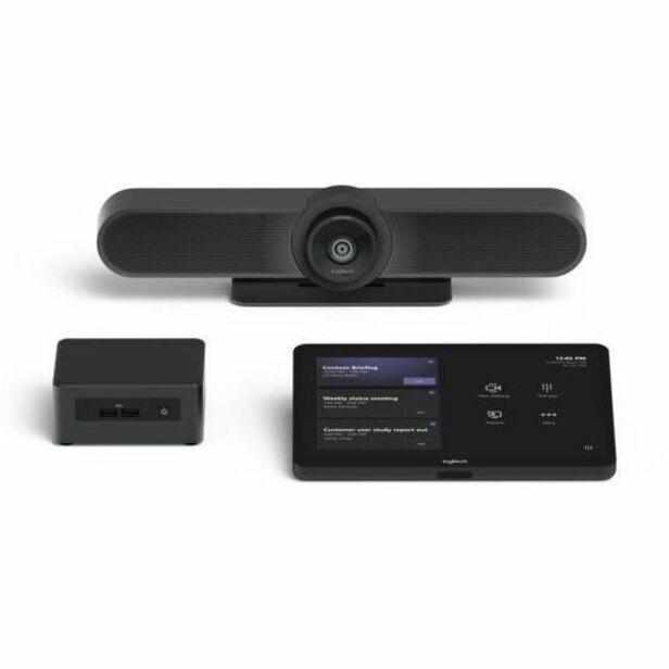 Logitech Small Room Tap + MeetUp + ASUS NUC for Microsoft Teams Rooms - For Meeting Room, Video Conferencing - 1280 x 800 Video (Live) - USB - Wireless LAN - Internal Microphone(s) - Tabletop, Wall Mountable - TAPMUPMSTASU