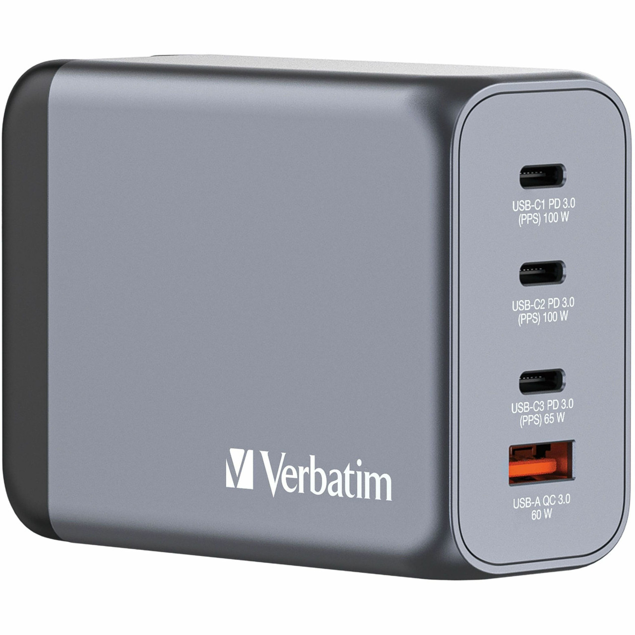 Verbatim 200W 4-Port Gan Wall Charger - 32204