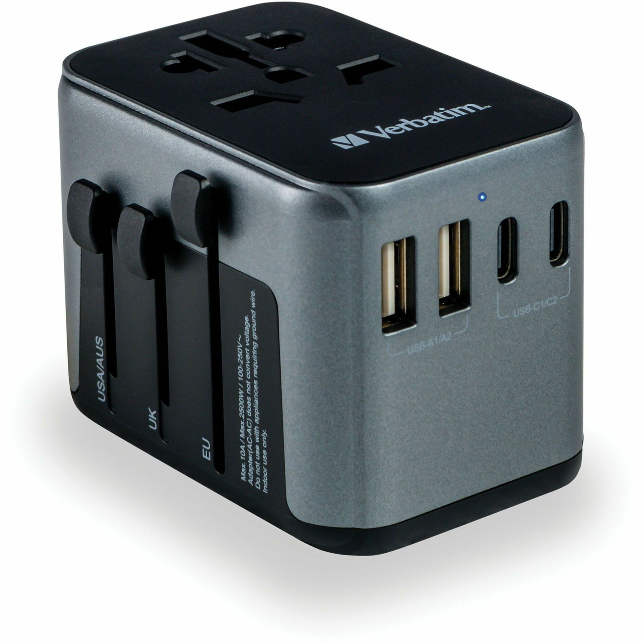 Verbatim Uta-03 Universal Travel Adapter 30W - Usb -C, Usb-A - 49545