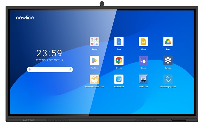 Newline 75Inch Q Pro Series 4K Led 4K Multi-Touch Display W/ Usb Type-C, Google Edla Certified - TT-7524QP