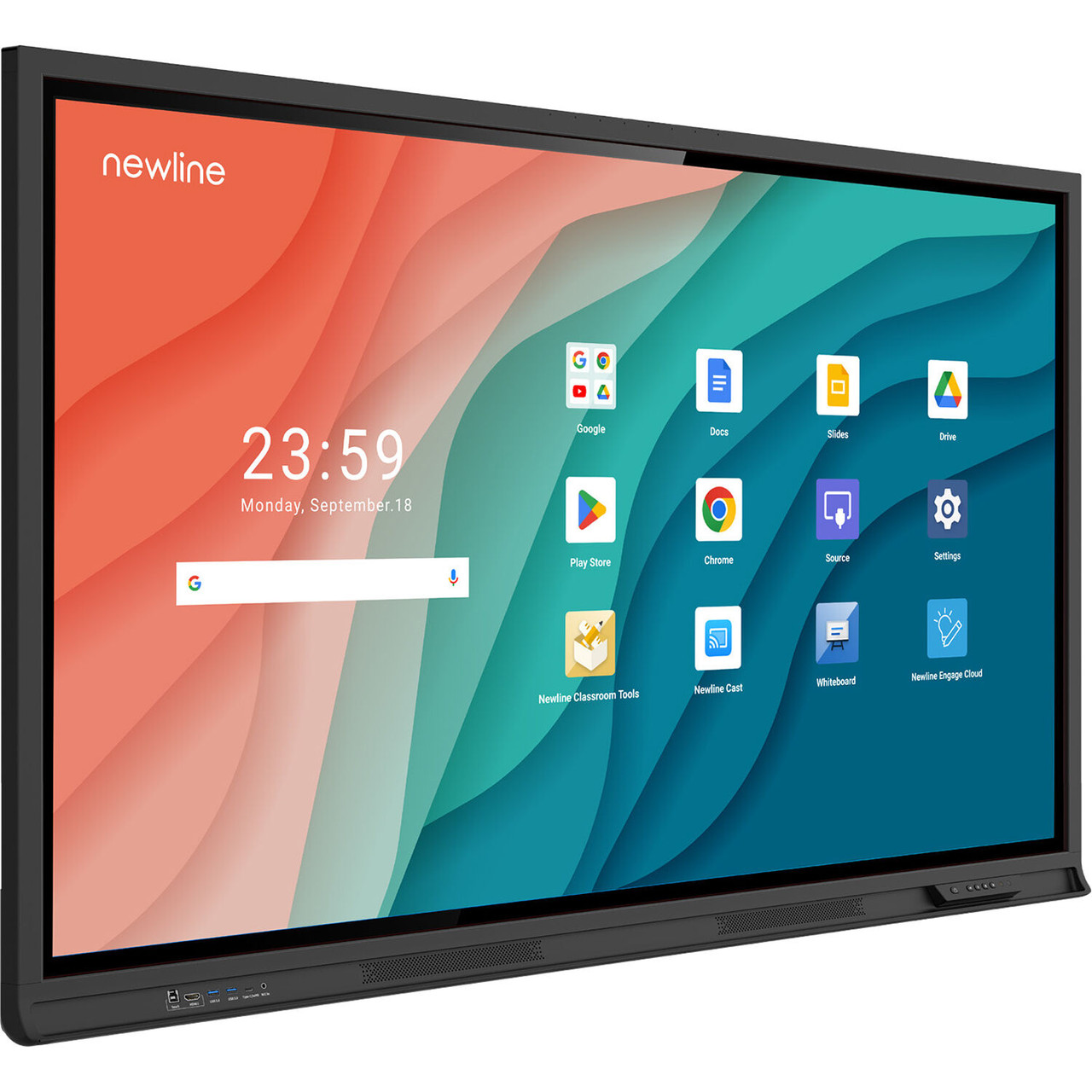 Newline Q Pro Series Bundled With Coirle (Perpetual License) Led Backlight Flat - 3840 X 2160 - 65Inch - 8Ms - 400 Nits - 30 Hz - 16:9 - Anti-Glare, Anti-Fingerprint - 600 X 400 Mm - TT-6524QP-COI