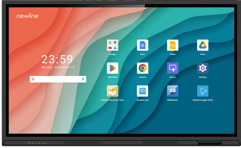 Newline TT-5524QPRO 55Inch Diagonal Class Q Pro Series Led Backlit Lcd Display, Interactive With Touchscreen (Multi Touch) Android - 4K Uhd (2160P) 3840 X 2160 With Merlyn AI (1 Year Subscription) - TT-5524QP-AI1 Newline TT-5524QPRO 55Inch Diagonal Class Q Pro Series Led Backlit Lcd Display, Interactive With Touchscreen (Multi Touch) Android - 4K Uhd (2160P) 3840 X 2160 With Merlyn AI (1 Year Subscription) - TT-5524QP-AI1