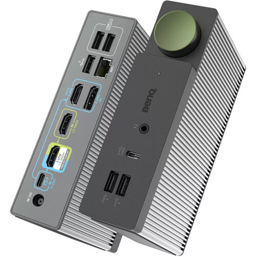 BenQ beCreatus DP1310 Docking Station - for Notebook/Monitor/Keyboard/Mouse - Charging Capability - 180 W - USB Type C - 3 Displays Supported - 8K, 4K - 7680 x 4320, 3840 x 2160 - 7 x USB Ports - 5 x USB Type-A Ports - DP1310 GREY
