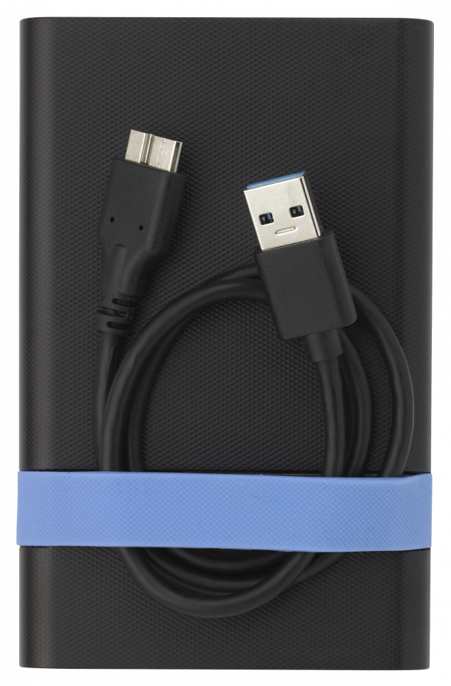 Verbatim 2.5'' Enclosure Kit Usb 3.2 Gen 1 - 2.5'' Hard Drive/Solid State Drive Enclosure - Fits All Standard (Up To 9.5 Mm High) 2.5'' Internal Sata Hdd'S Or Ssd'S - Tool-Free Installation, Plug & Play, No Drivers Required - 53106