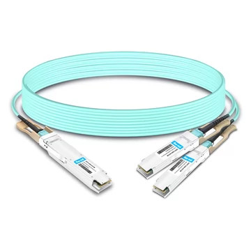 Nvidia Aoc Splitter, Ib Twin Port Hdr, 400Gb/S To 2X200Gb/S, Osfp To 2Xqsfp56, 3M - MFA7U10-H003