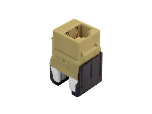 Quick Connect Insert On-Q Cat6A Quick Connect Rj45 Keystone Insert In Ivory- Cat 6A Quick ...