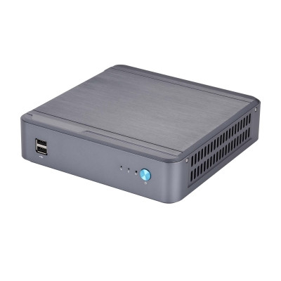 Qotom Mini PC Q71200G6 S15 - Support Alder Lake-S LGA1700, Raptor Lake-S LGA1700 desktop processor, 6 Gigabit Intel network card, HDMI+DP display, dual DDR4 memory Socket (Up to 64G), 2 USB 2.0, 1 AutoStart Jumper